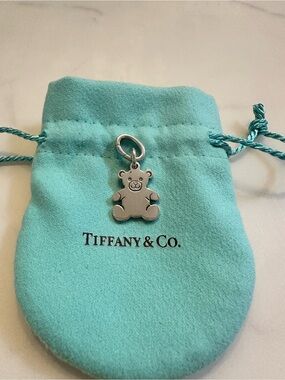 Vintage Tiffany & Co. Sterling Silver Teddy Bear Charm